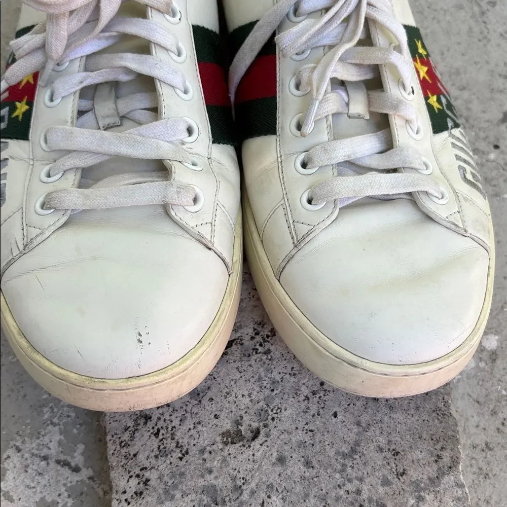 Gucci ace men’s sneakers with Gucci band star logo